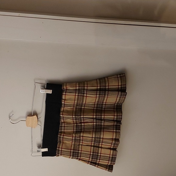 Coza Plaid Knit Mini Skirt - Picture 4 of 8